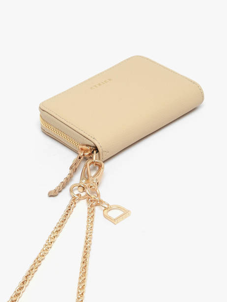 Portefeuille Torsade Leder Etrier Beige torsade ETOS096M ander zicht 2